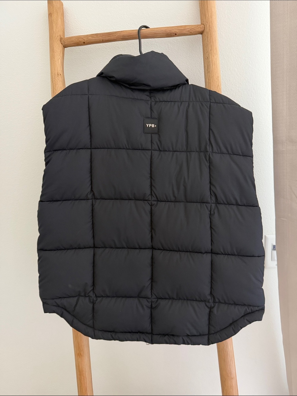 YPB Black Quilted Puffer Vest - Women's Sleeveless Coat - Picture 2 of 3